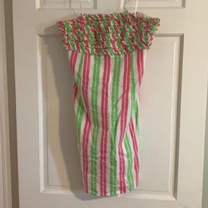 Lilly Pulitzer Size 6 strapless dress